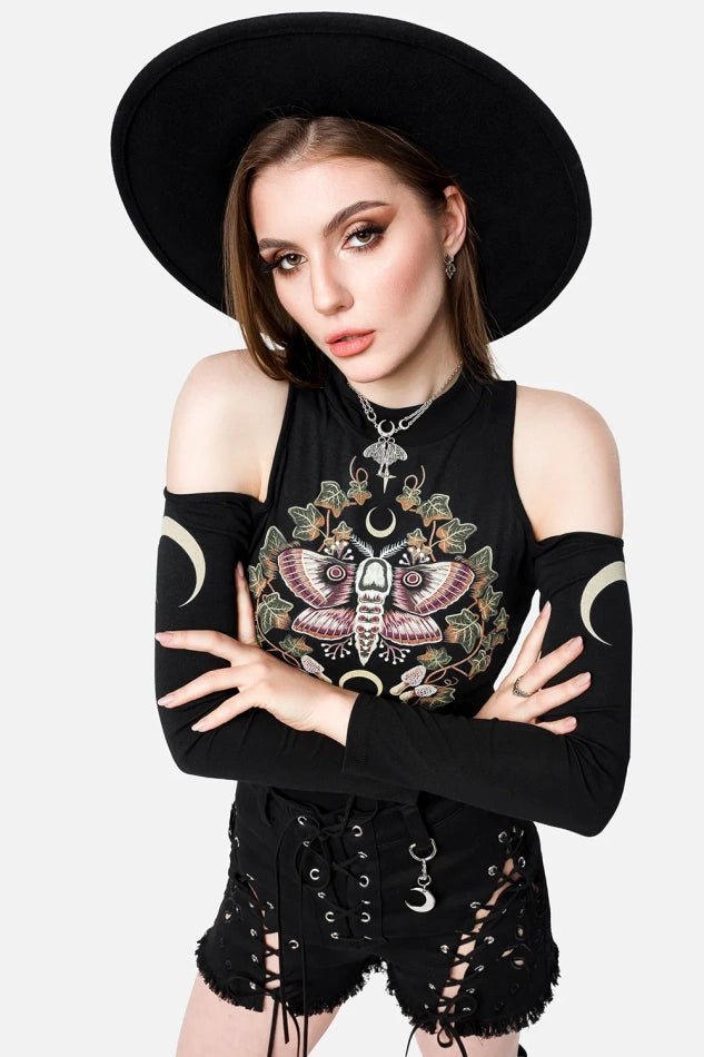 Midnight Flutter Bodysuit