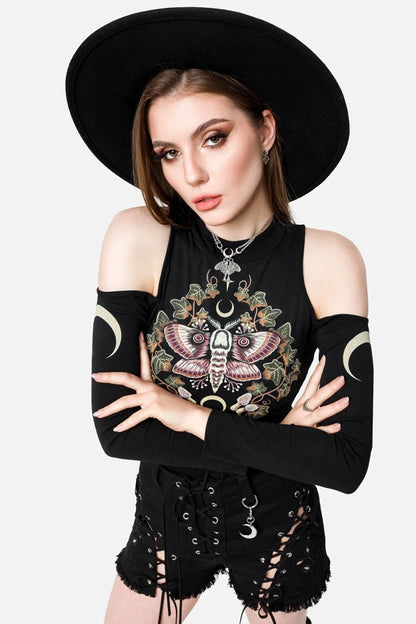 Midnight Flutter Bodysuit