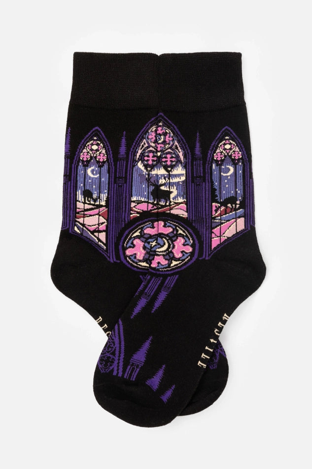 Northern Lights Jacquard Sokken