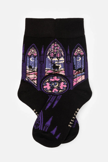 Northern Lights Jacquard Sokken
