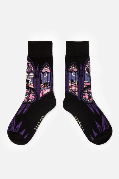 Northern Lights Jacquard Sokken