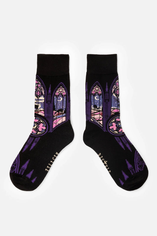 Northern Lights Jacquard Sokken