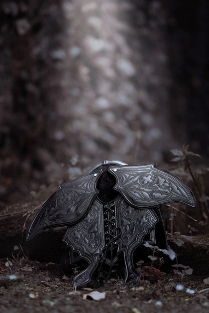 Obsidian Moth PU-Leren Rugzak