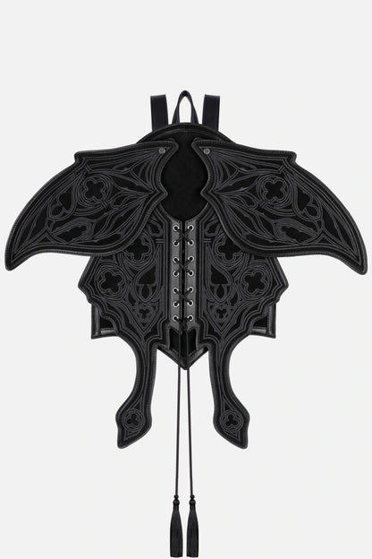 Obsidian Moth Suede Rugzak