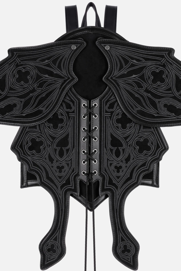 Obsidian Moth Suede Rugzak