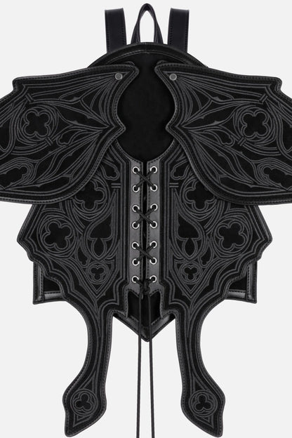 Obsidian Moth Suede Rugzak