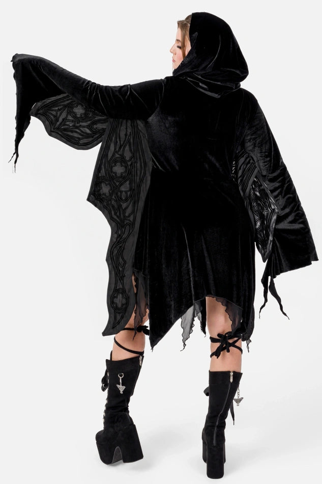 Obsidian Moth Hoodie