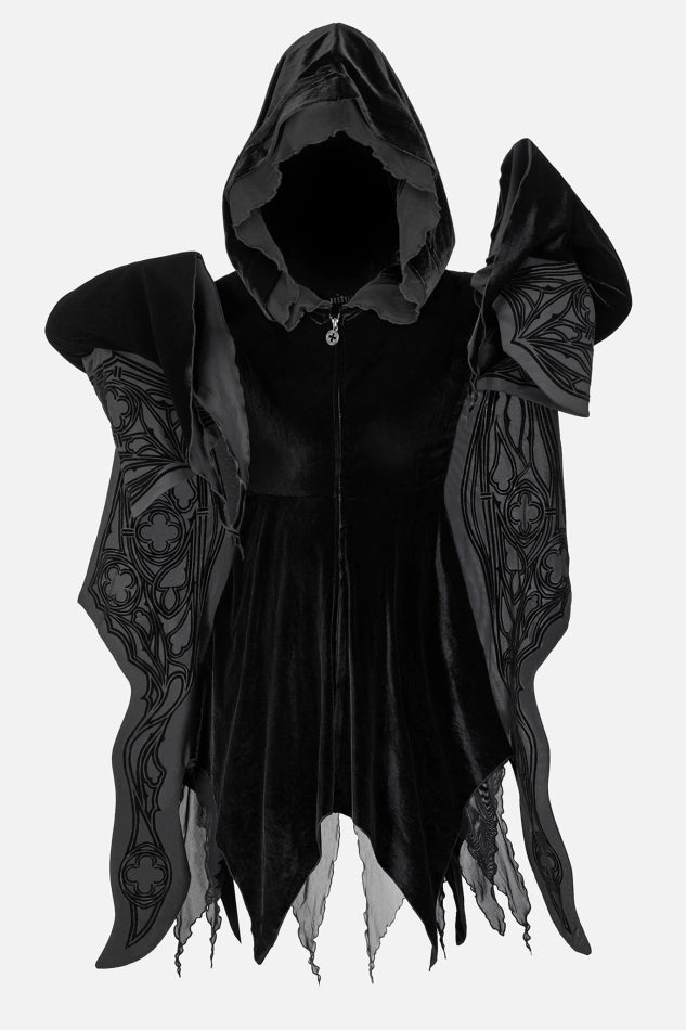 Obsidian Moth Hoodie