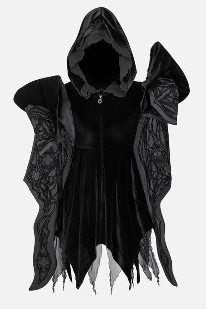 Obsidian Moth Hoodie