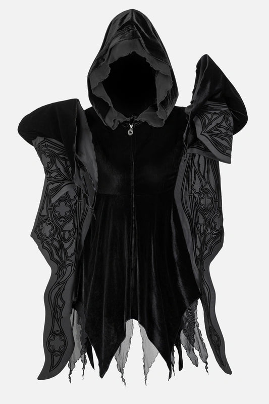 Obsidian Moth Hoodie