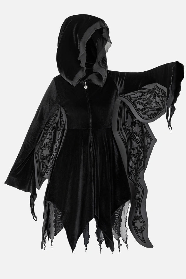 Obsidian Moth Hoodie