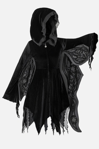 Obsidian Moth Hoodie