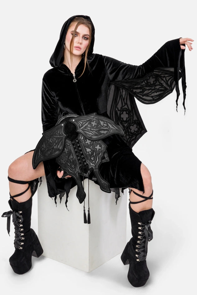 Obsidian Moth Hoodie