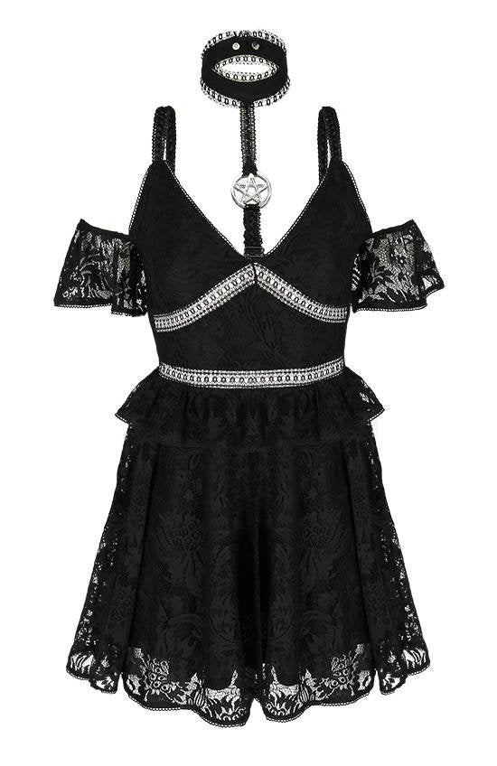 Pentagram Lace Jurk