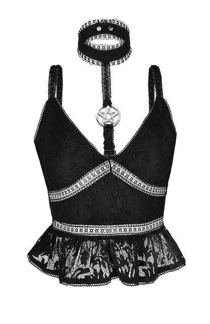 Pentagram Lace Top