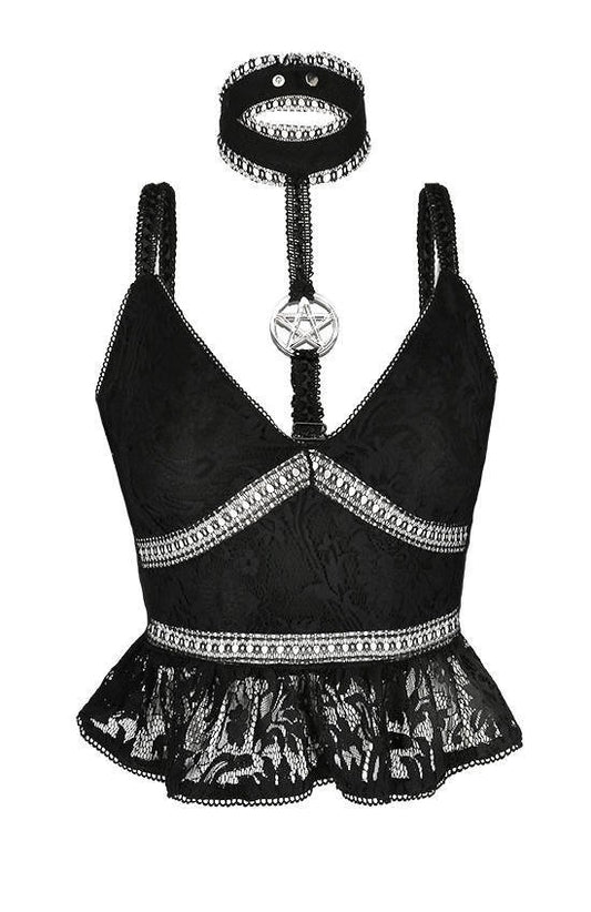Pentagram Lace Top