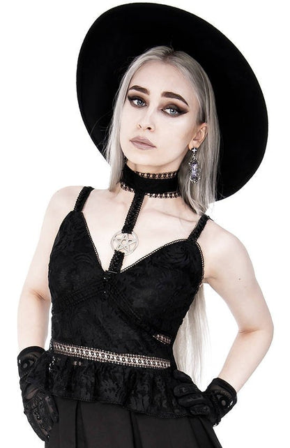 Pentagram Lace Top