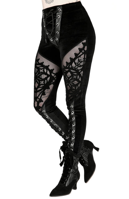 Rosarium Flocked Legging