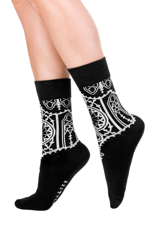 Sacrum Jacquard Sokken - Cathedral Collection