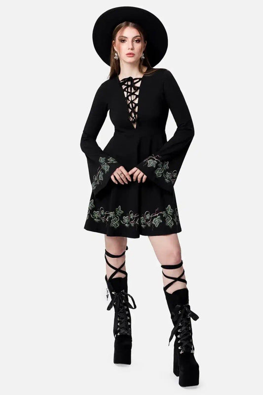 Tangled Vines Mini Jurk