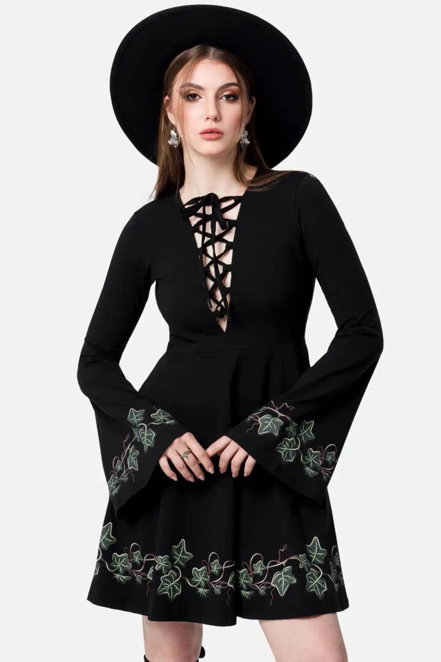 Tangled Vines Mini Jurk