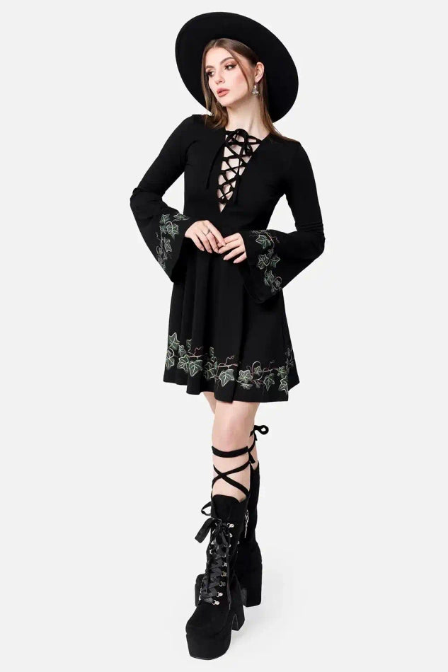 Tangled Vines Mini Jurk