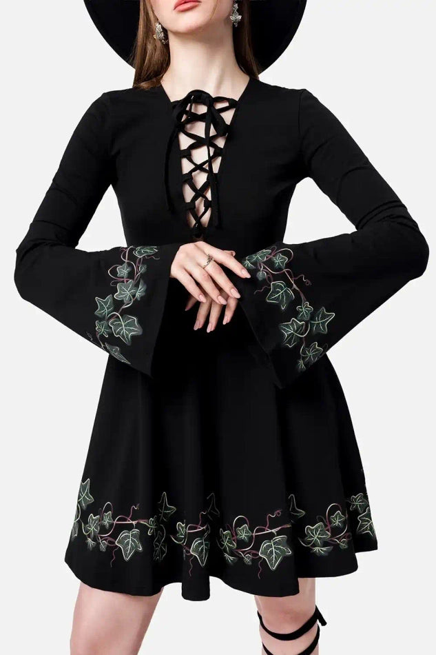 Tangled Vines Mini Jurk