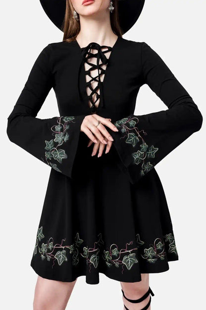 Tangled Vines Mini Jurk