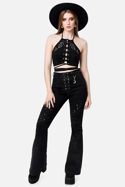 Twisted Fate Bellbottoms Broek