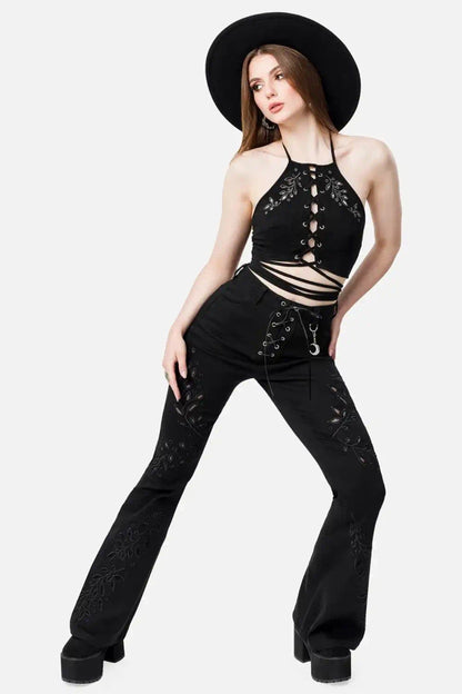 Twisted Fate Bellbottoms Broek