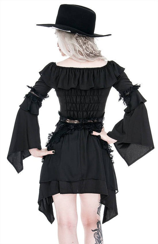 Witchy Bardot Pentagram Jurk