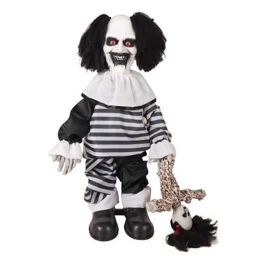 Kwaadaardige Clown - Animated - (80cm)