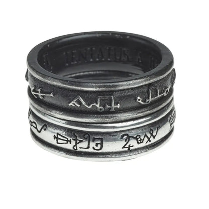 Alchemy - Black Demon & White Angel Ringen