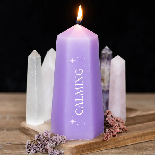 Calming met ruwe amethist