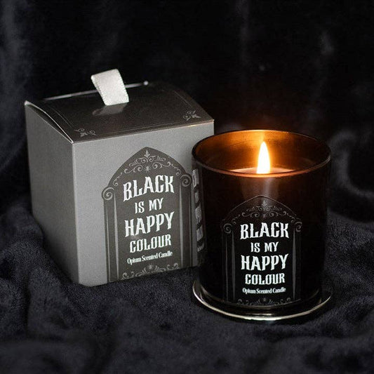 Black is My Happy Color Opium Kaars
