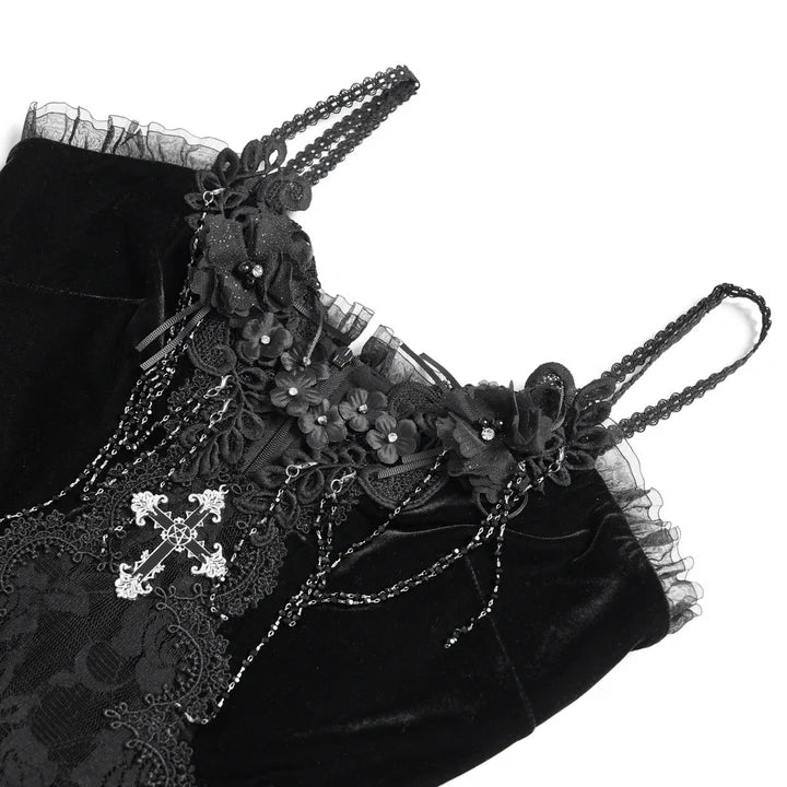 Gothic Muse Black Jurk