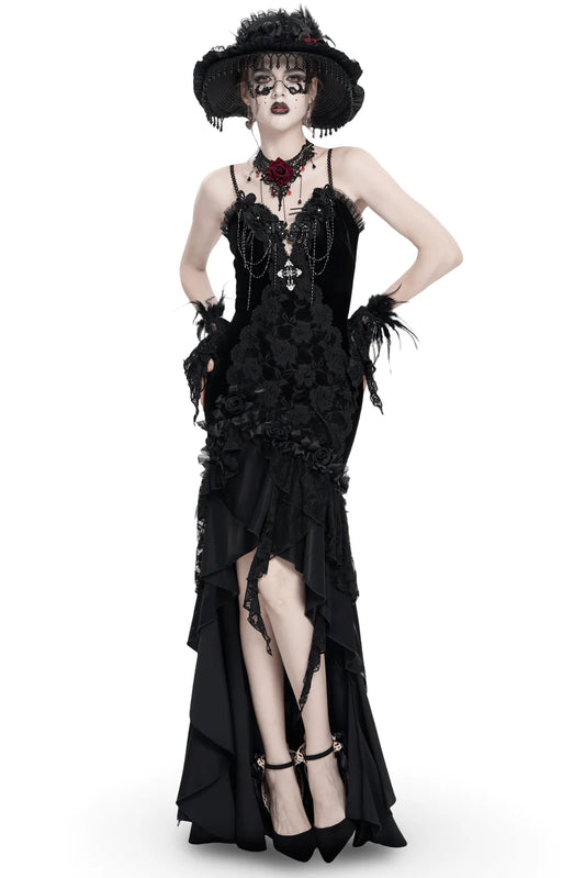 Gothic Muse Black Jurk