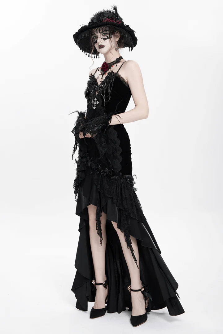 Gothic Muse Black Jurk