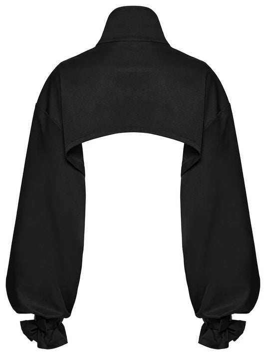 Cyber Doll Black Crop Jas