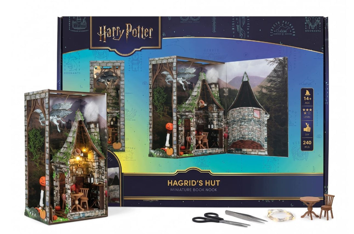 Book Nook DIY pakket - Harry Potter - Hagrid's Hut - 240pcs