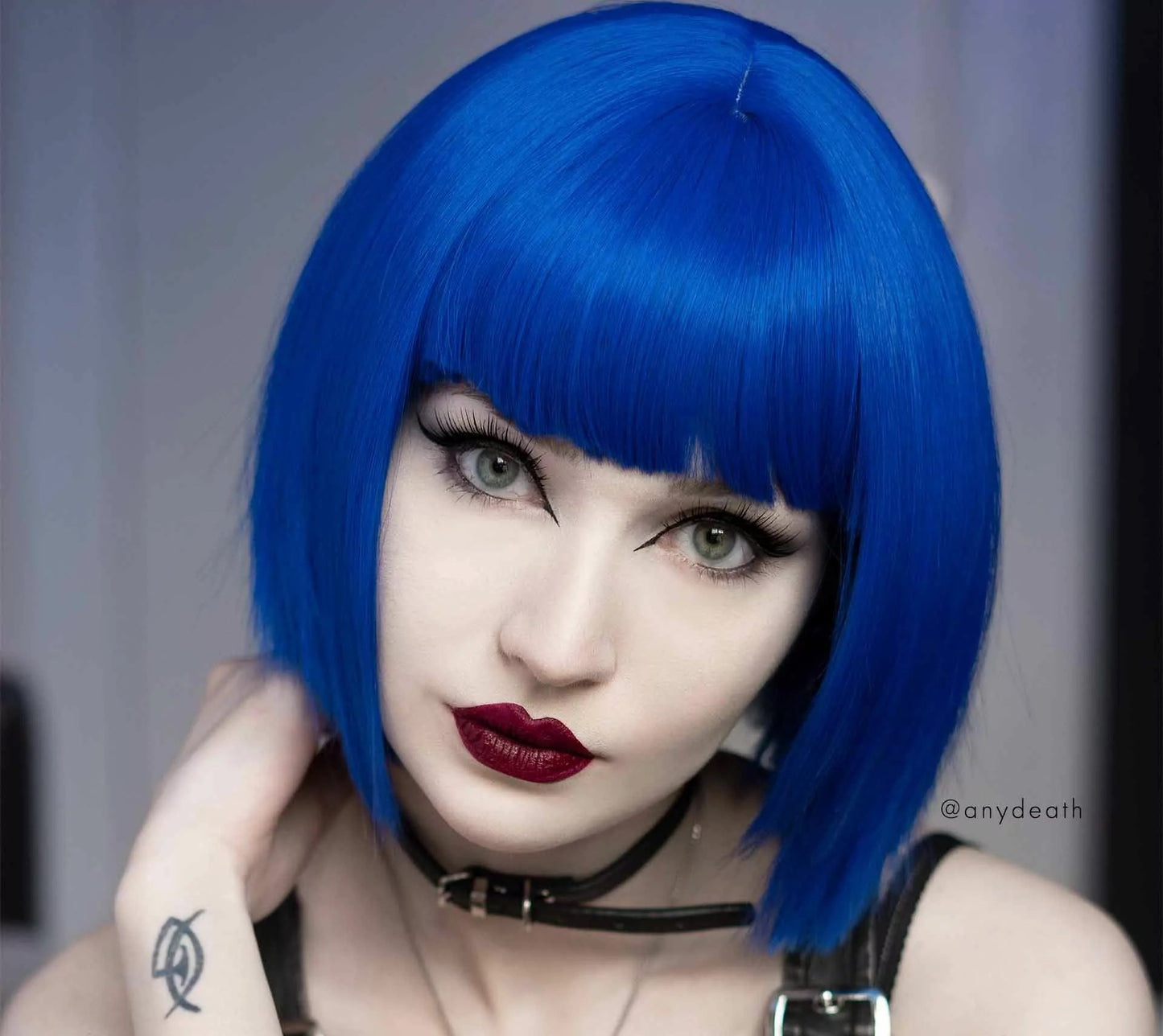 Leeloo Blue Pruik