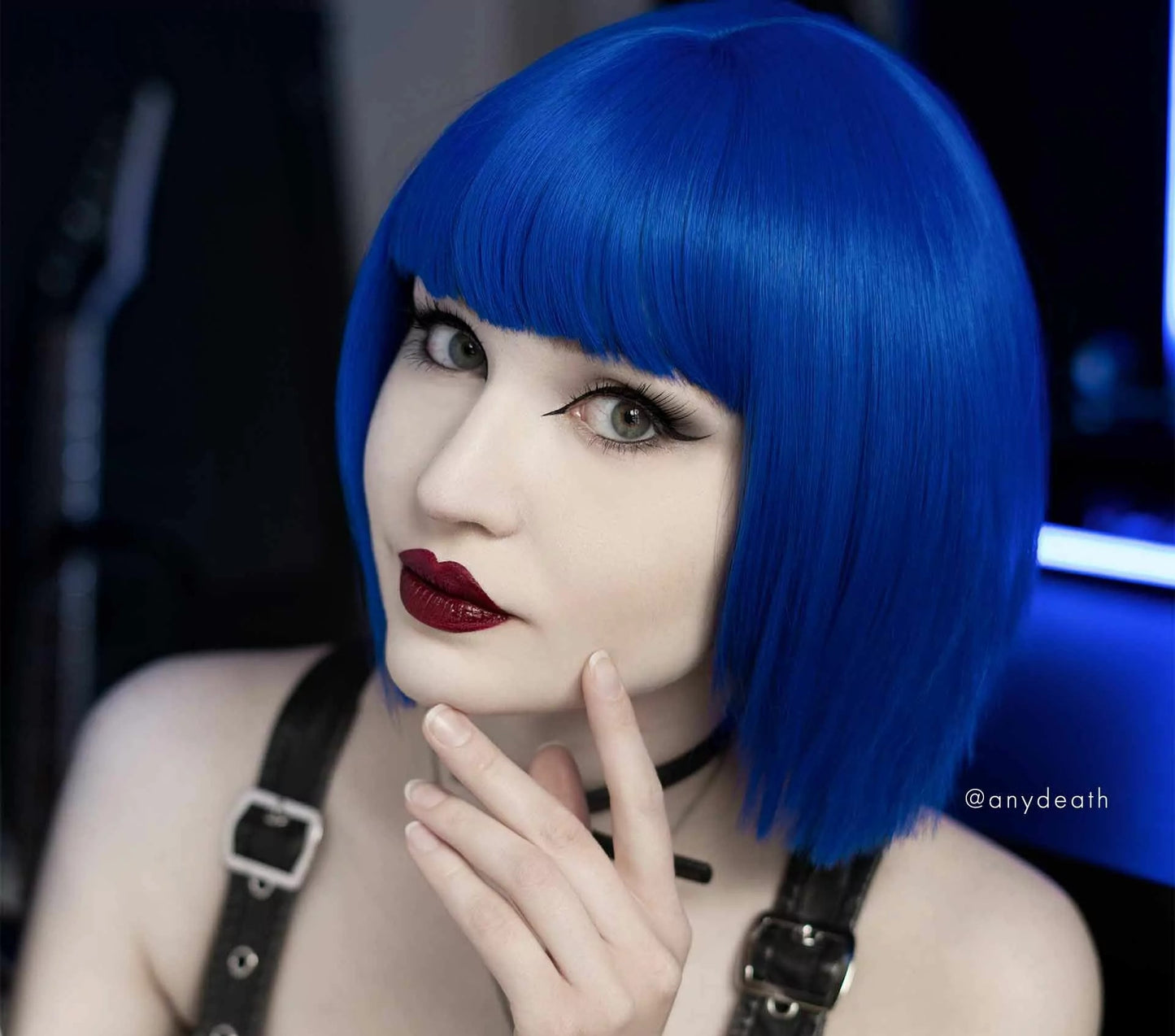 Leeloo Blue Pruik