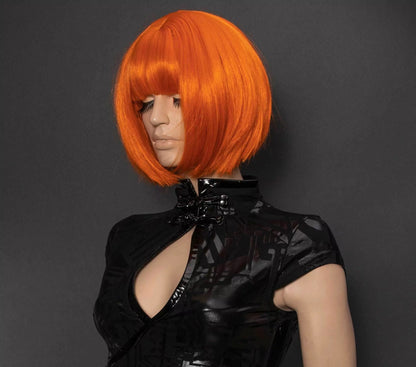 Leeloo Orange Pruik