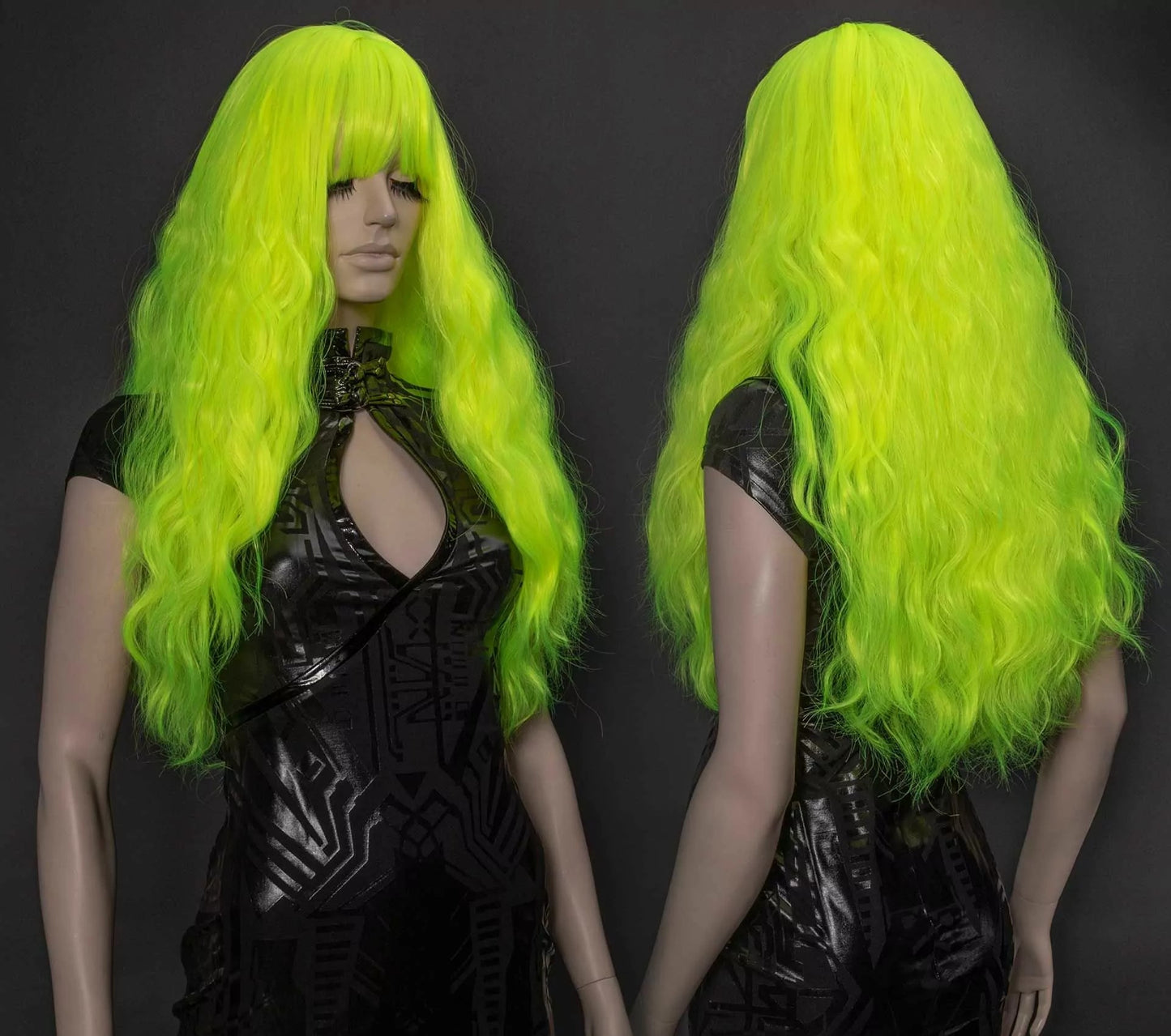 Medusa Cyber Yellow Pruik