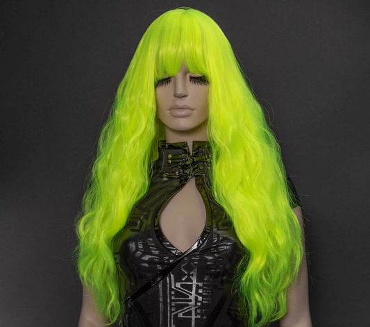 Medusa Cyber Yellow Pruik