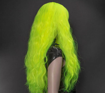 Medusa Cyber Yellow Pruik