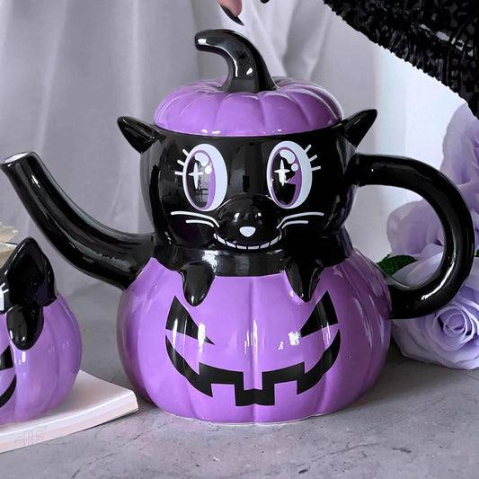 Meowloween Teapot