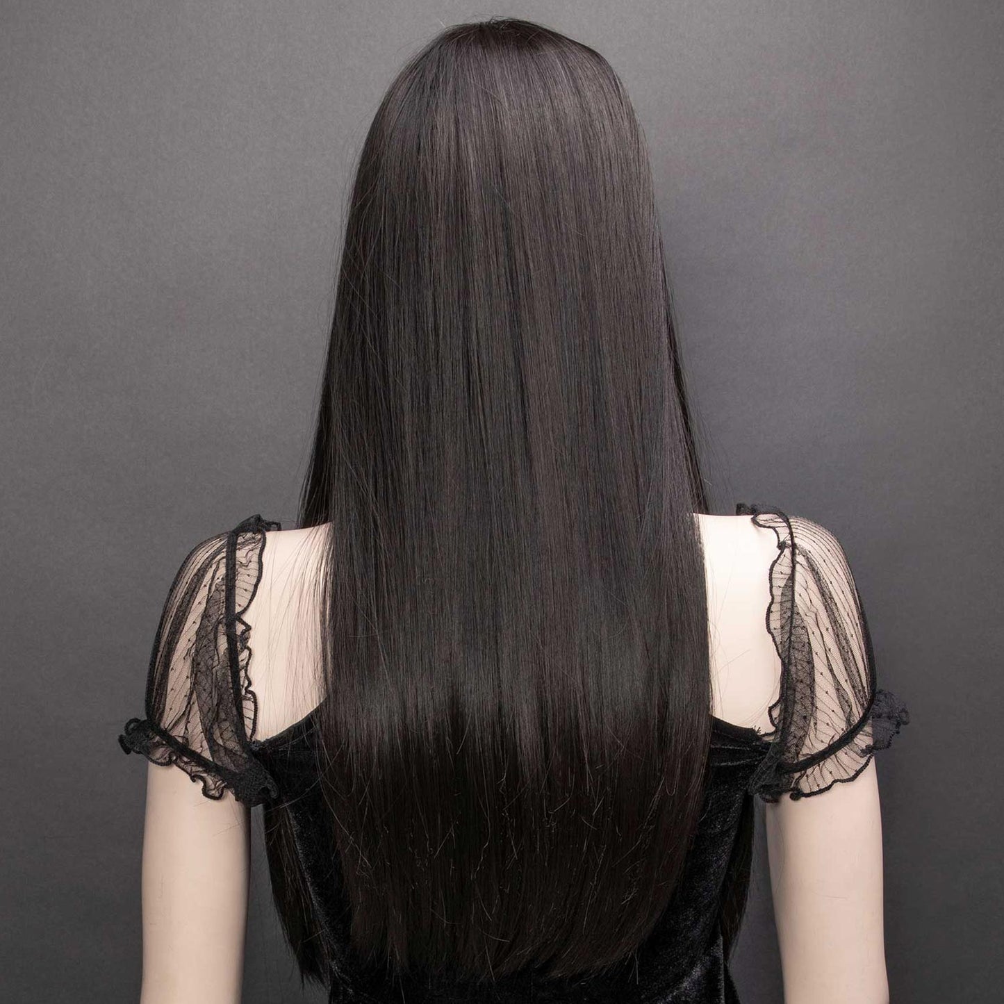 Ahri Black and Gray Pruik