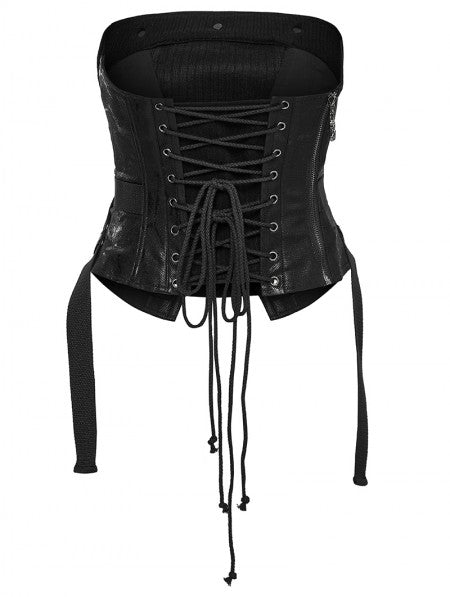 Snake Skin Tube Corset Top