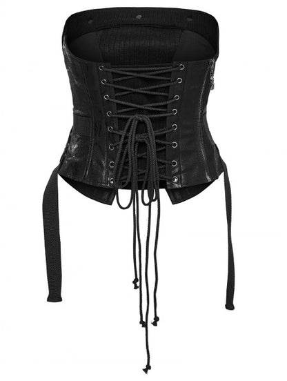 Snake Skin Tube Corset Top